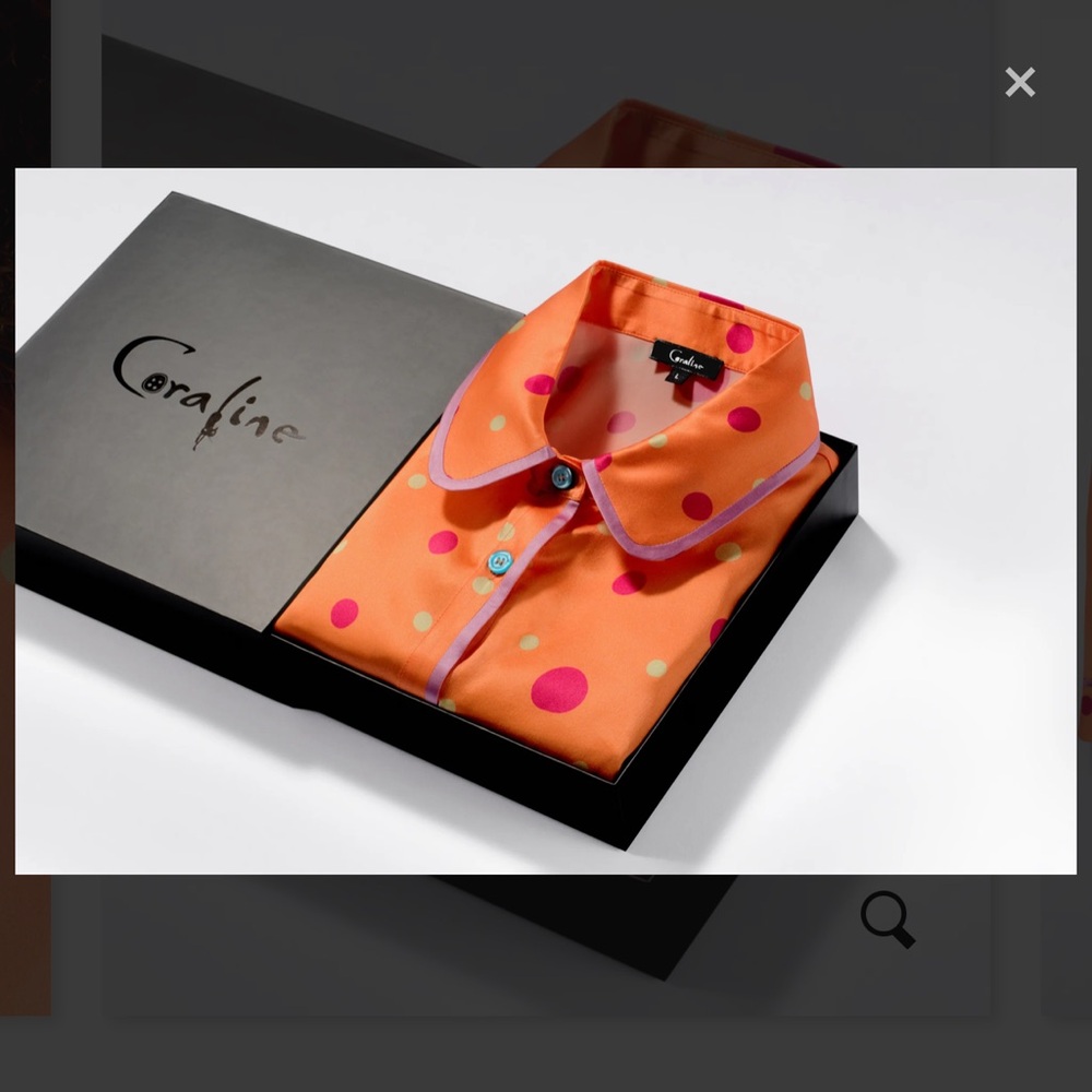 ISO Coraline Silk Pajamas in M